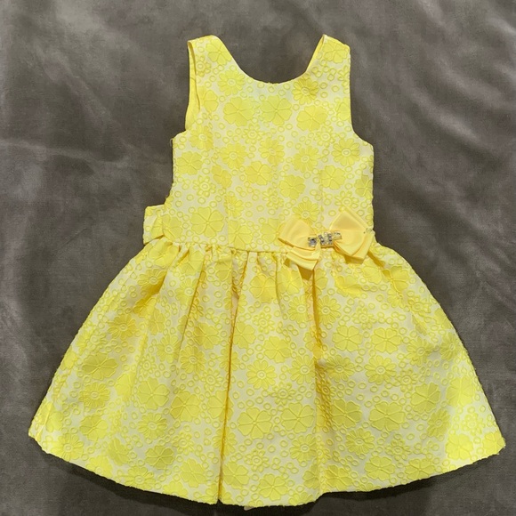 Camilla Textured Yellow Dress size 5 - Picture 7 of 9